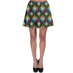 Seamless Pattern Background Abstract Skater Skirt by Simbadda