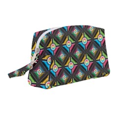 Seamless Pattern Background Abstract Wristlet Pouch Bag (medium)