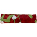 Mistletoe Christmas Texture Advent Full Print Rope Handle Tote (Small) View3