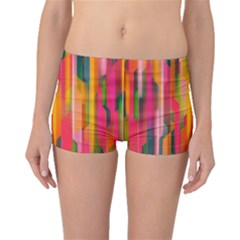 Background Abstract Colorful Boyleg Bikini Bottoms