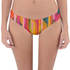 Background Abstract Colorful Reversible Hipster Bikini Bottoms by Simbadda