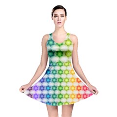 Background Colorful Geometric Reversible Skater Dress by Simbadda