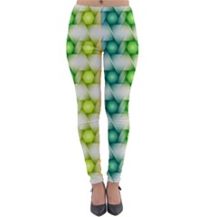 Background Colorful Geometric Lightweight Velour Leggings by Simbadda