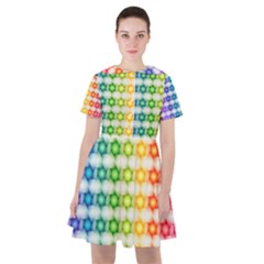 Background Colorful Geometric Sailor Dress by Simbadda