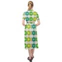 Background Colorful Geometric Keyhole Neckline Chiffon Dress View2