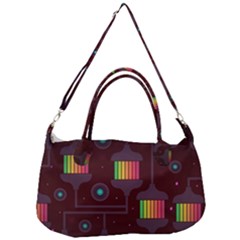 Non Seamless Pattern Background Removal Strap Handbag