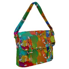 Background Colorful Abstract Buckle Messenger Bag