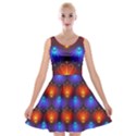 Background Colorful Abstract Velvet Skater Dress View1