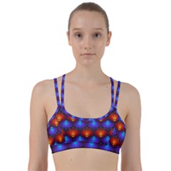 Background Colorful Abstract Line Them Up Sports Bra