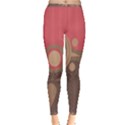 Background Tribal Ethnic Red Brown Inside Out Leggings View1