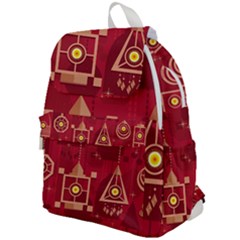 Background Objects Stylized Top Flap Backpack by Simbadda