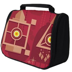 Background Objects Stylized Full Print Travel Pouch (big)