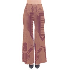 Background Non Seamless Pattern So Vintage Palazzo Pants by Simbadda