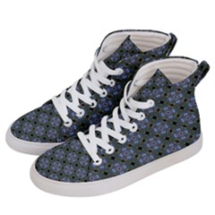 Pattern Design Shapes Women s Hi-top Skate Sneakers by Simbadda