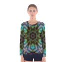 Art Background Flames Women s Long Sleeve Tee View1