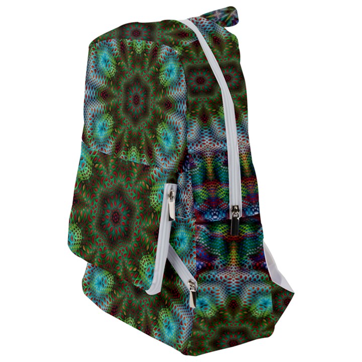 Art Background Flames Travelers  Backpack