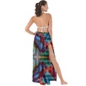 Art Background Flames Maxi Chiffon Tie-Up Sarong View2