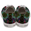 Art Background Flames Women s Low Top Canvas Sneakers View4