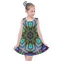 Art Background Flames Kids  Summer Dress View1