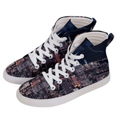 Architecture Buildings City Men s Hi-top Skate Sneakers by Simbadda