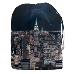 Architecture Buildings City Drawstring Pouch (xxxl) by Simbadda