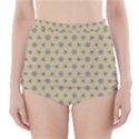 Star Basket Pattern Basket Pattern High-Waisted Bikini Bottoms View1