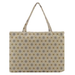 Star Basket Pattern Basket Pattern Zipper Medium Tote Bag by Simbadda