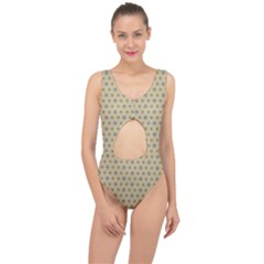 Star Basket Pattern Basket Pattern Center Cut Out Swimsuit by Simbadda