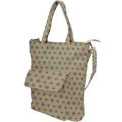 Star Basket Pattern Basket Pattern Shoulder Tote Bag by Simbadda