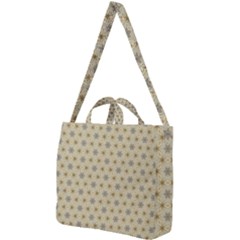 Star Basket Pattern Basket Pattern Square Shoulder Tote Bag by Simbadda