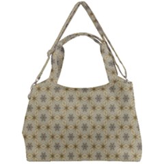 Star Basket Pattern Basket Pattern Double Compartment Shoulder Bag by Simbadda