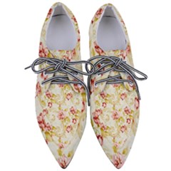 Vintage Roses             Women s Pointed Oxford Shoes