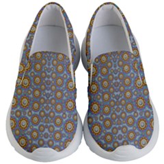 Florals Striving To Be In The Hole World As Free Kids  Lightweight Slip Ons by pepitasart