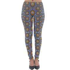 Florals Striving To Be In The Hole World As Free Lightweight Velour Leggings by pepitasart