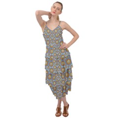 Florals Striving To Be In The Hole World As Free Layered Bottom Dress