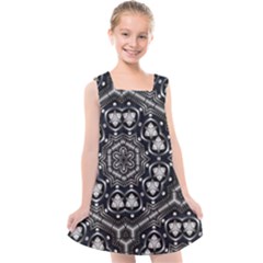 Fractal Science Art Technology Kids  Cross Back Dress by Simbadda