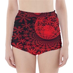 Fractals Fantasy Image Art High-waisted Bikini Bottoms by Simbadda