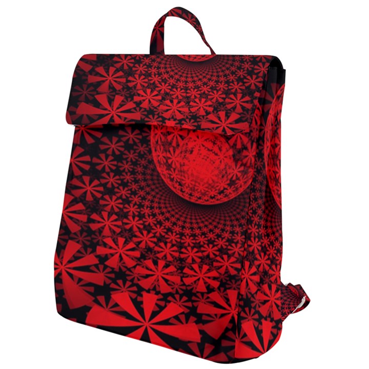 Fractals Fantasy Image Art Flap Top Backpack