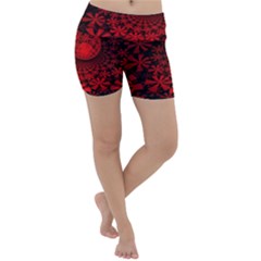 Fractals Fantasy Image Art Lightweight Velour Yoga Shorts by Simbadda