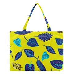 Leaves Pattern Picture Detail Medium Tote Bag by Simbadda