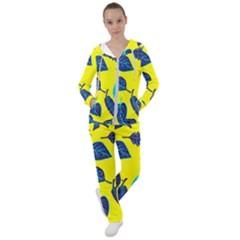 Leaves Pattern Picture Detail Women s Tracksuit by Simbadda