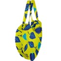 Leaves Pattern Picture Detail Giant Heart Shaped Tote View4