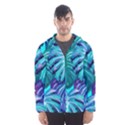 Leaves Tropical Palma Jungle Men s Hooded Windbreaker View1