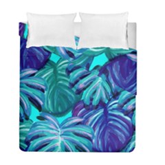 Leaves Tropical Palma Jungle Duvet Cover Double Side (full/ Double Size)