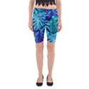 Leaves Tropical Palma Jungle Yoga Cropped Leggings View1