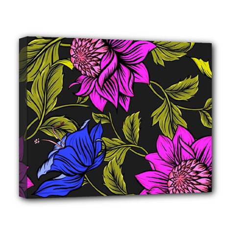 Botany Floral Flower Plant Petals Deluxe Canvas 20  X 16  (stretched) by Simbadda