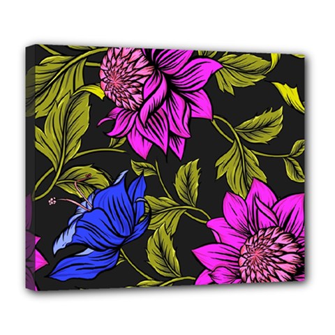 Botany Floral Flower Plant Petals Deluxe Canvas 24  X 20  (stretched) by Simbadda