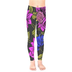 Botany Floral Flower Plant Petals Kids  Legging by Simbadda