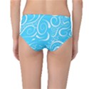 Scribble Reason Design Pattern Mid-Waist Bikini Bottoms View2