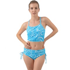 Scribble Reason Design Pattern Mini Tank Bikini Set by Simbadda